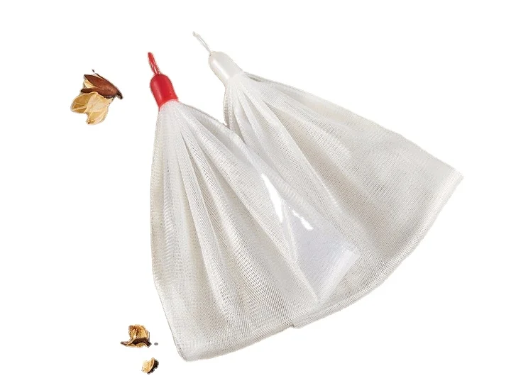 Foaming facial cleanser PE net for facial cleansing handmade soap-bubble mesh A103