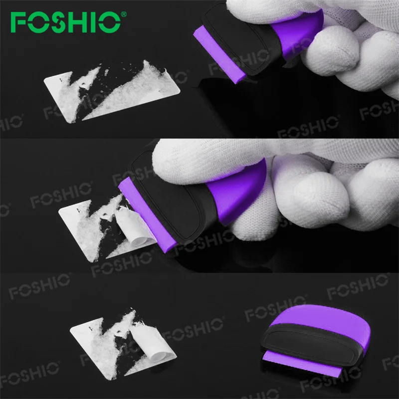 Foshio Cheap Price Portable Custom Window Tint Tool Mini Plastic Scraper Tool