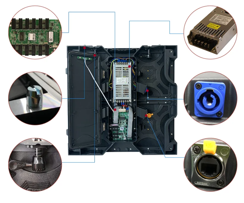 Factory Price Full Color Programmable Magic cube hexahedral Led Display Panels Poster Rental