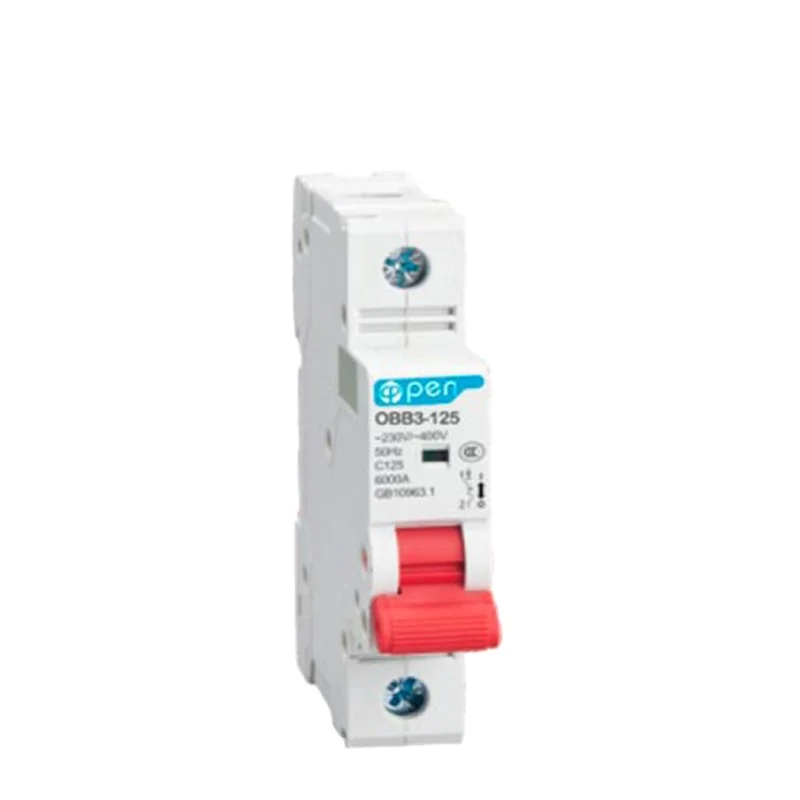  OBB3-125 1P 16 ~ 125A Мини автоматический выключатель MCB