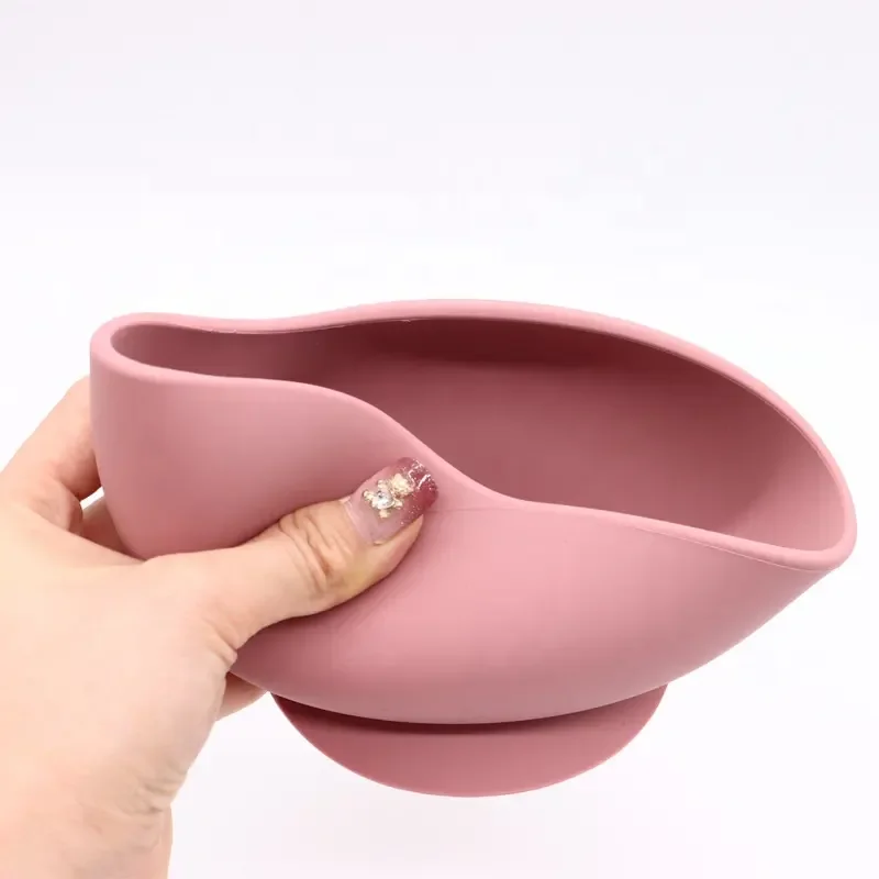 Hot Sale Food Grade Dinnerware Sets Silicone Tableware Baby Food Plate Bowl With Spoon For Toddler