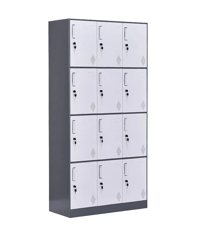 
Hot sale 12 doors morden fashion steel cupboard for file&cloth office school locker 