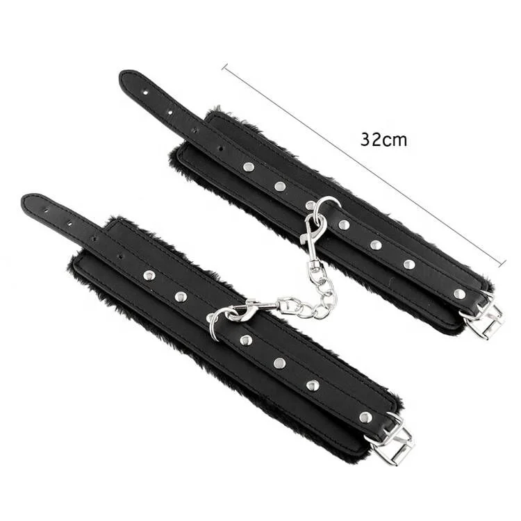 Sex Hand Cuffs bdsm Restraint Shackle Devices SM bondage Furry Plush Handcuffs