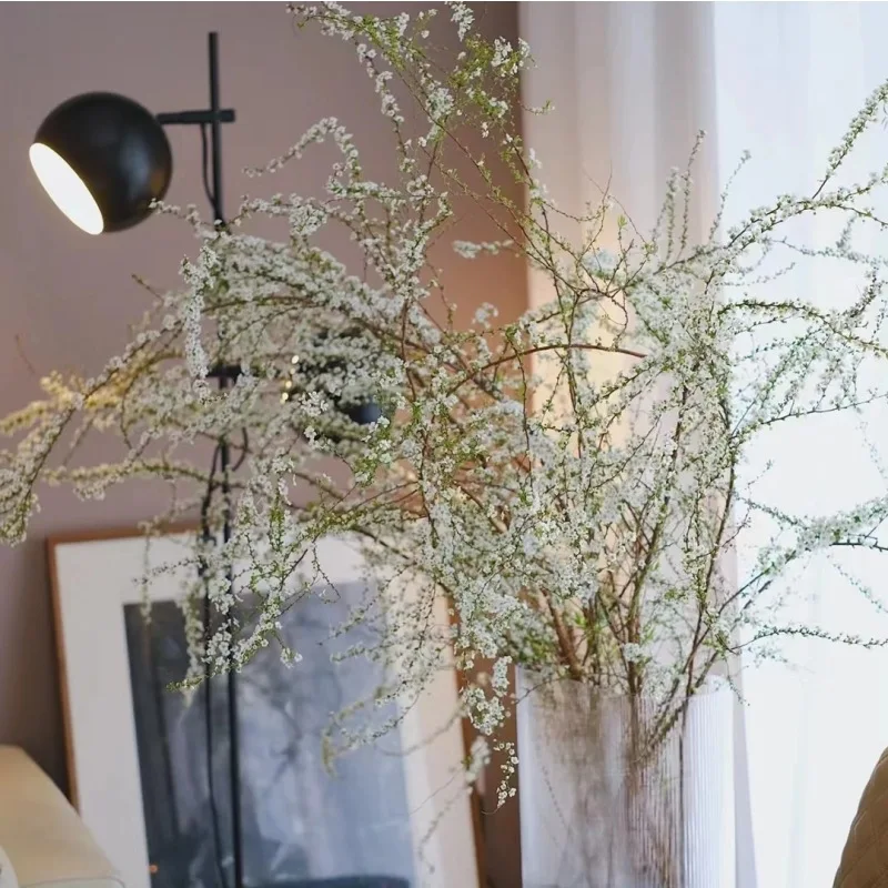 Simulated Snow Wllow Branches Table Decoration Floral Flower Arrangement Ornaments Tender Willow Bud Branches Decoration