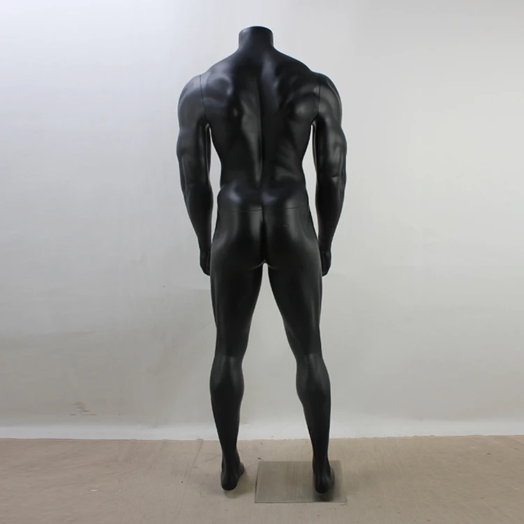 Fashion Muscular Men Suit Headless XL big size muscle standing male mannequin