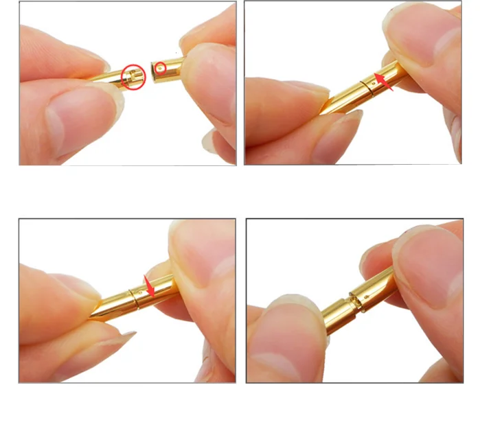 Wholesale Stainless steel round tube clasp for round leather bracelet and necklace making findings