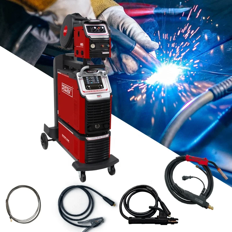 Heavy industrial double pulse mig mag welding machine professional aluminium MIG welding machine 500A 380V Other Arc Welders