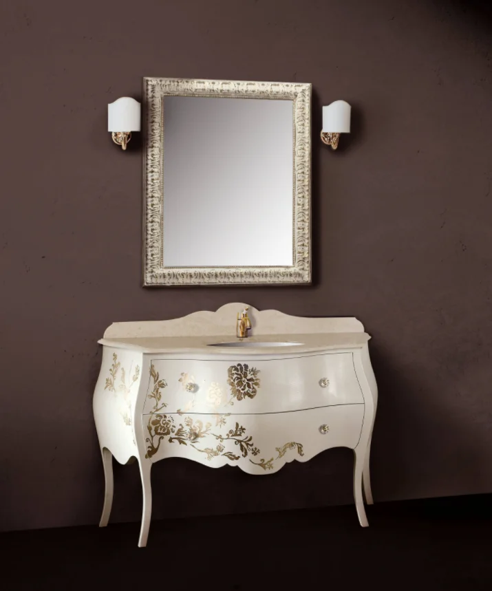 New Design Luxury Wooden Bathroom Cabinet Solid Wood Vanity