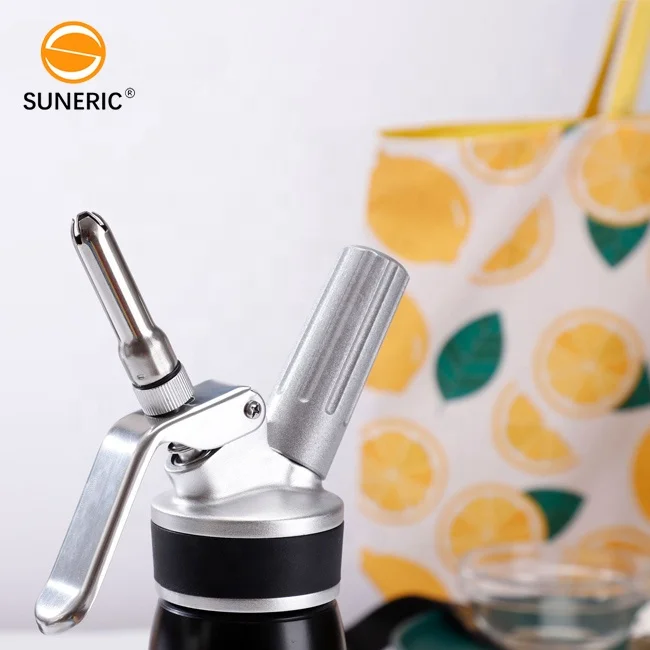 
High quality dessert tools eco friendly aluminum custom whipped cream dispenser 