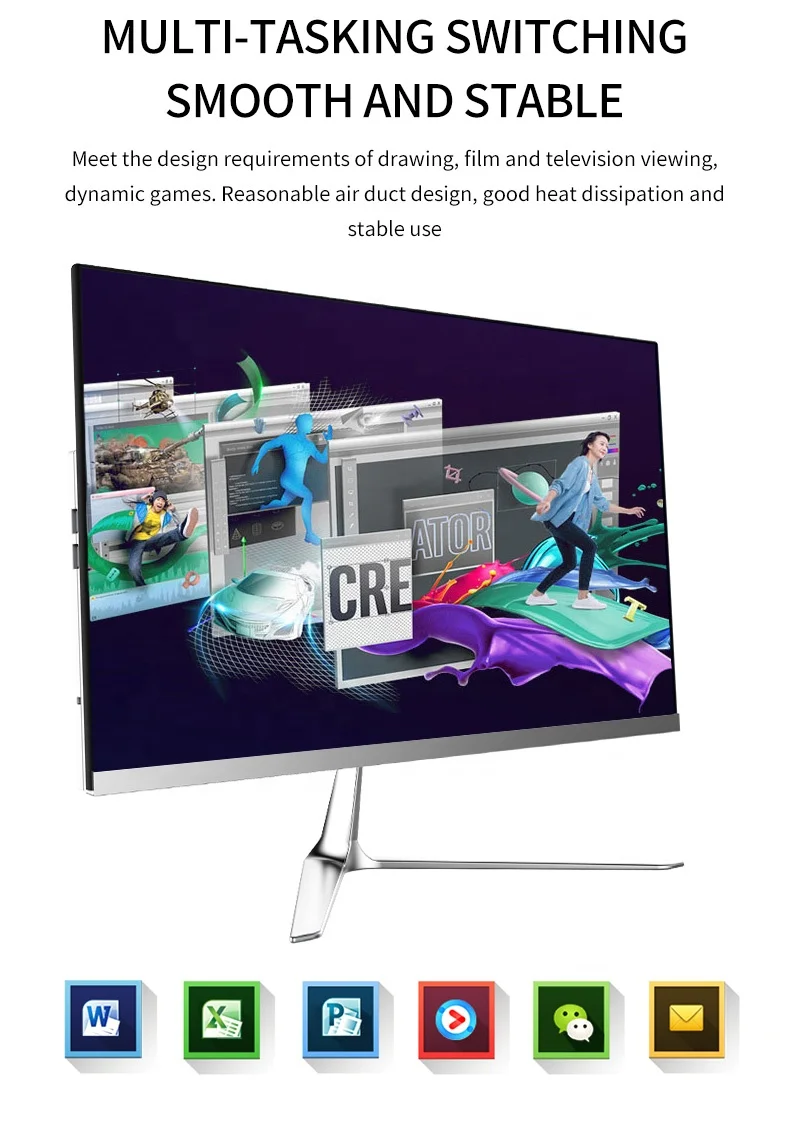 XINZY   wholesale aio-pc 19.1inch i9  2G RAM 320GB HDD all-in-one barebone desktop computer