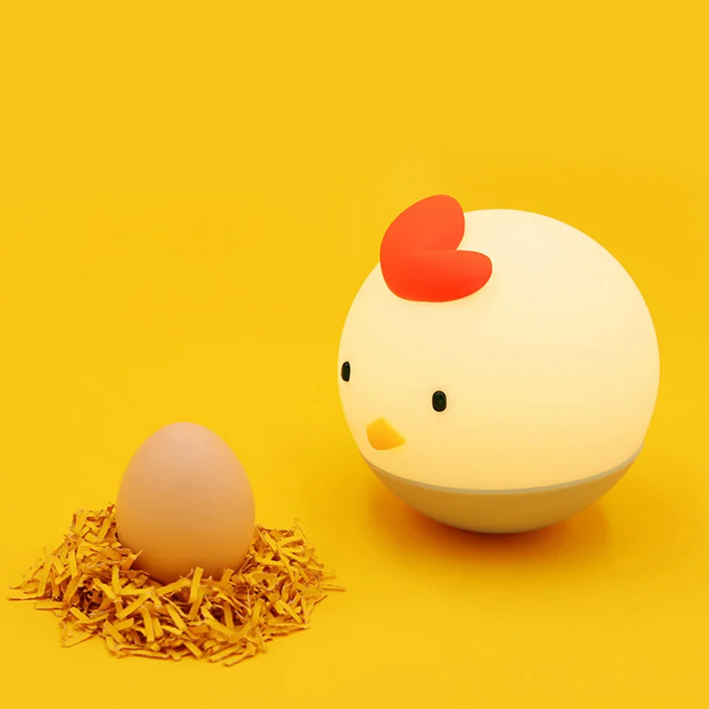 Силиконовая светодиодная Ночная подсветка с питанием от 3 батареек AAA