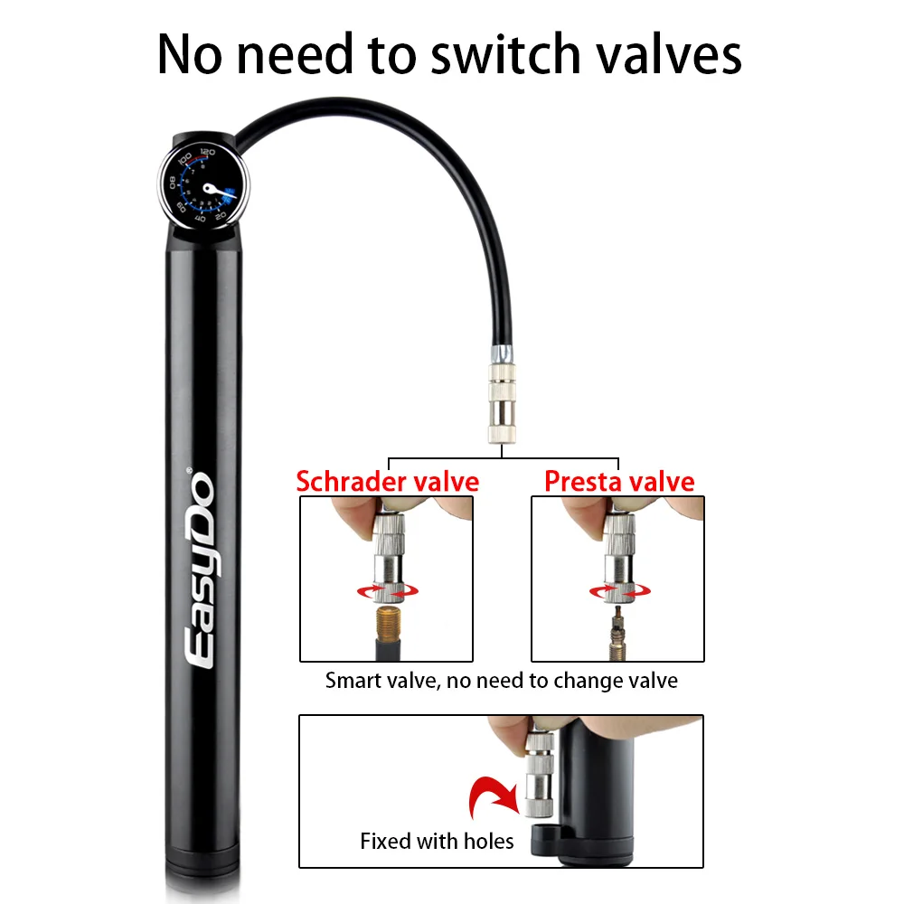 Rechargeable Portable Electric Mini Bicycle Air Pump Ball Bike Tire Inflator Air Compressor Battery Powered Bicycle Pump