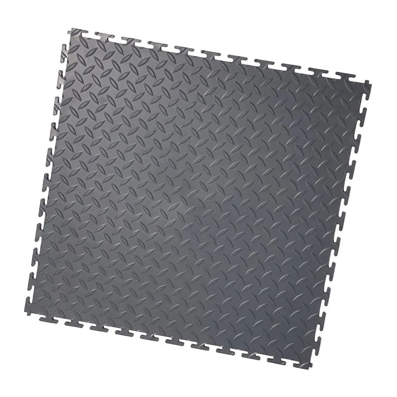 Eco-friendly Customized Waterproof Heavy Dust Anti-slip 5mm PP PVC Rubber Flooring Garage Mats