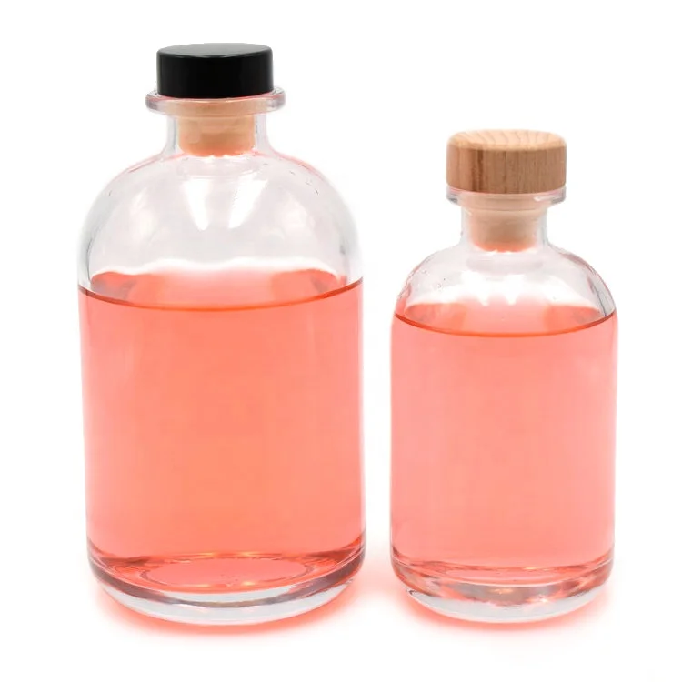 
High Quality 250ML 500ML Round Shape Empty Reed Diffuser Glass Bottle 