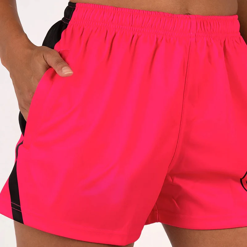 Sublimation 80s Retro Funny Truck Hot Training Rugby Trucker Nylon Classic Retro Funny Classic Work Hunting Rugby Footy Shorts