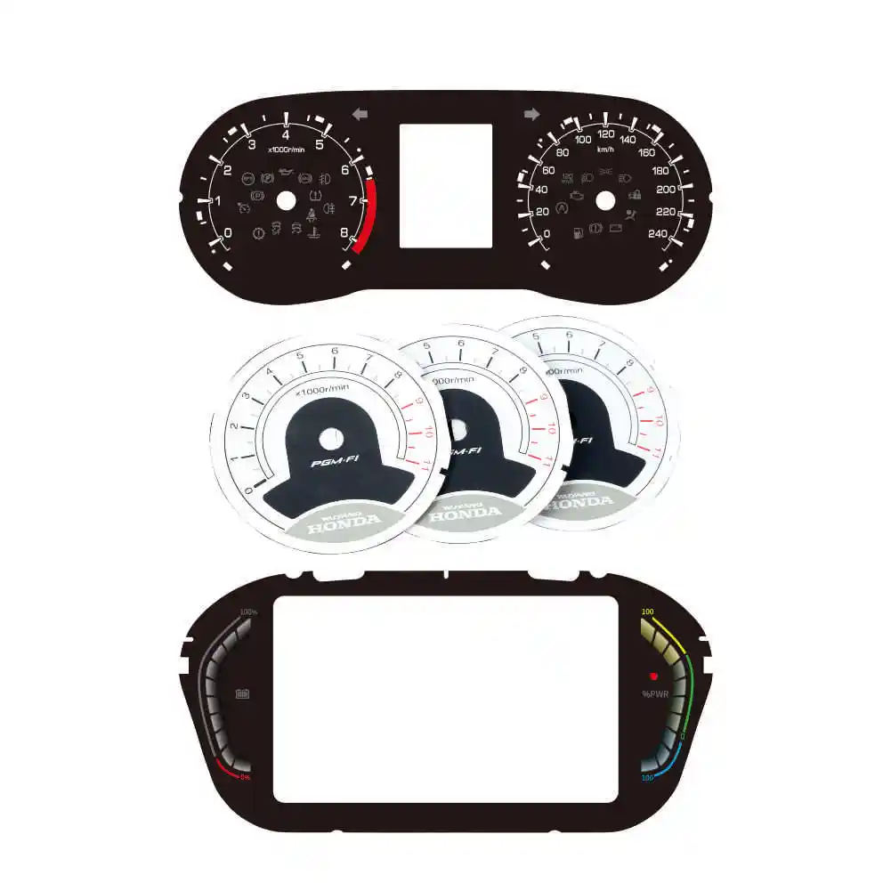 Manufacturing of Anti-Fog and Anti-Glare Instrument Display Overlay for Motorcycles Cars and Trucks IATF16949 Certified Company