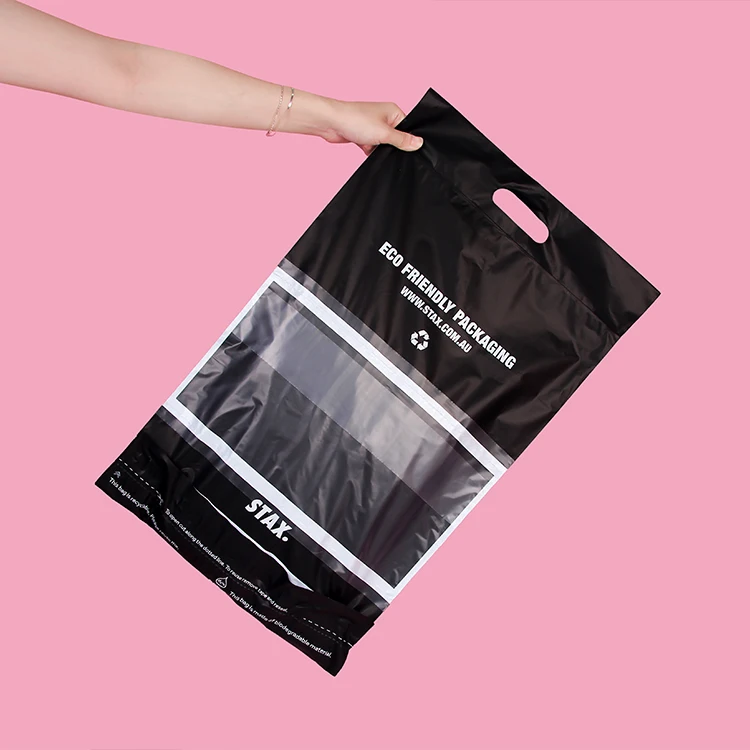 Custom Printed Temper Proof E Commerce Poly Mailer Shipping Envelopes Polymailer Biodegradable Courier Mailing Bag With Pocket