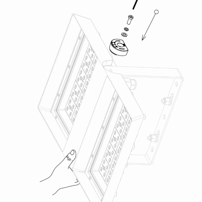 led high bay outdoor lamp 100W 150W led luminaire outdoor used in workshops, warehousesled white paint led flood light