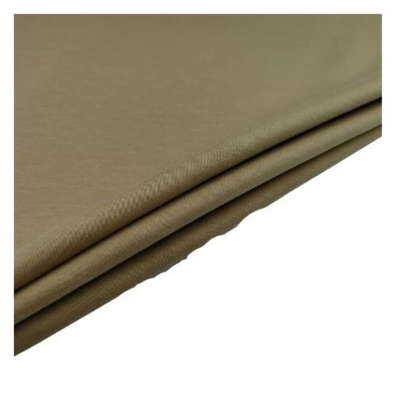 Fashion interlock fabric knitted degerming 210gsm hemp cotton fabric for T-shirt