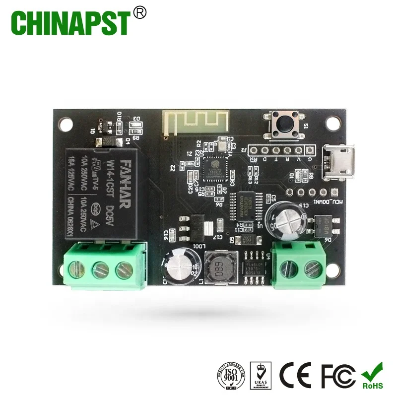 2023 Aug .Promotion Price  Tuya Smart WIFI Door Opener Relay Support Assistance Alexa/Google Assistance PST-TY-DIY-S01