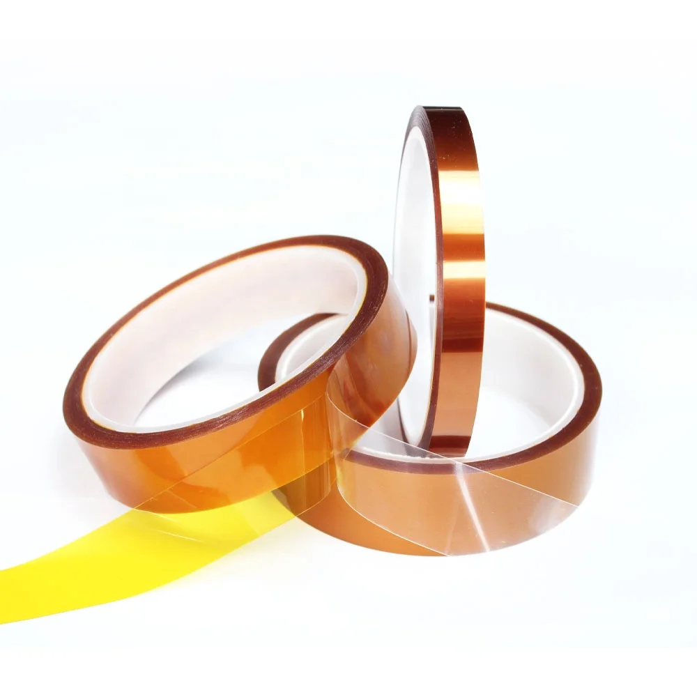 3- Polyimide Pi Film Double Sided Coated Silicone Glue Kaptons Self Adhesive Tape