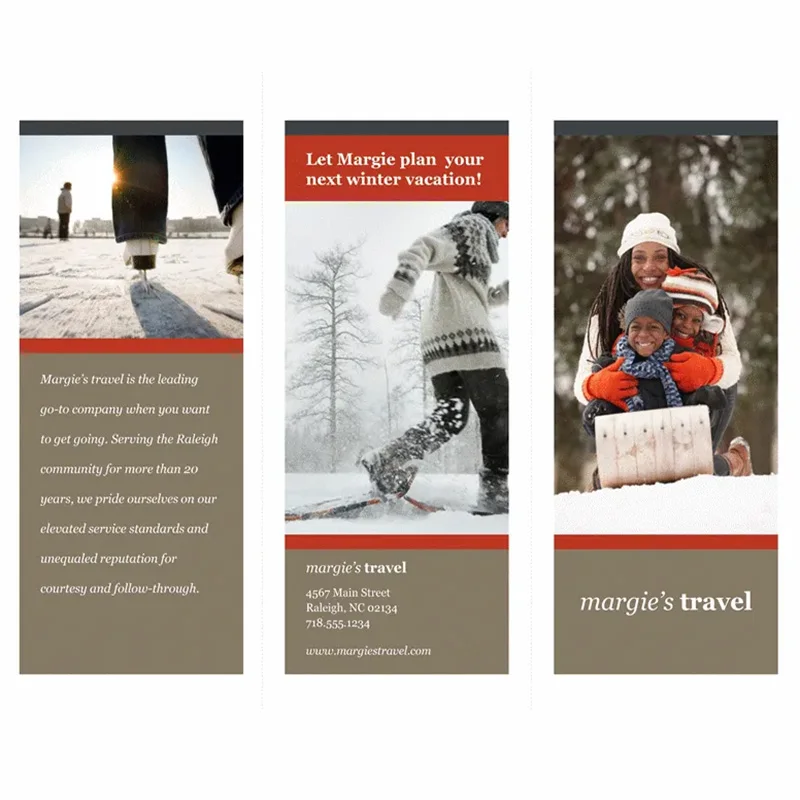 Factory Direct Sale Custom Paper Printed Instruction Folding Leaflet Brochure Manual