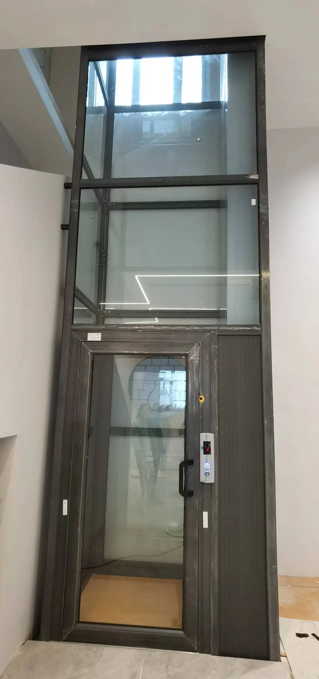 High Quality Auto Household Villa Outdoor Home Stainless Steel Glass Cabin Electric  Hydraulic Lift Equipment Elevator