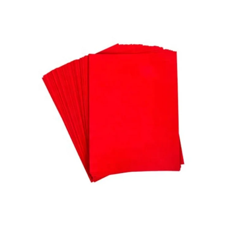 
Factory supplier 100% wood pulp red cardboard paper 