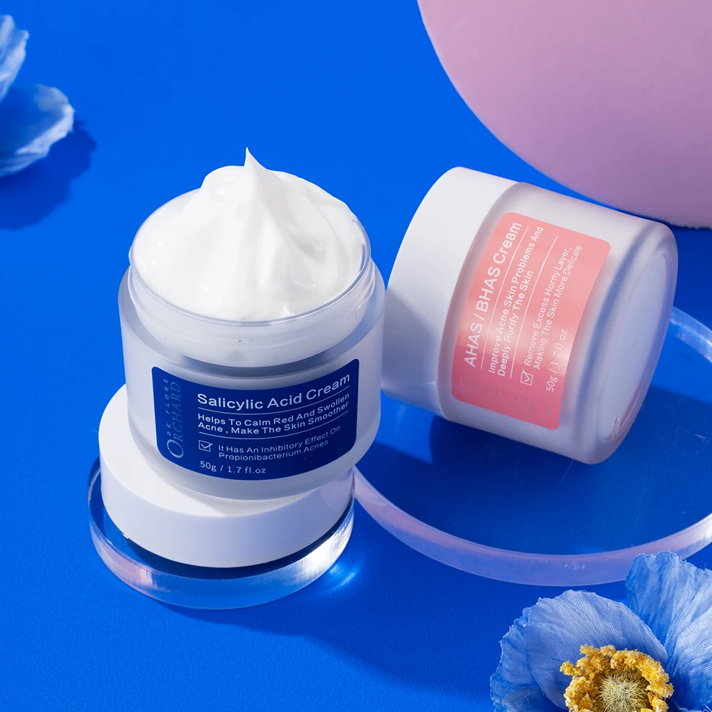 Custom Skin Care Acne Treatment Relieve Redness Salicylic Acid Acne Cream