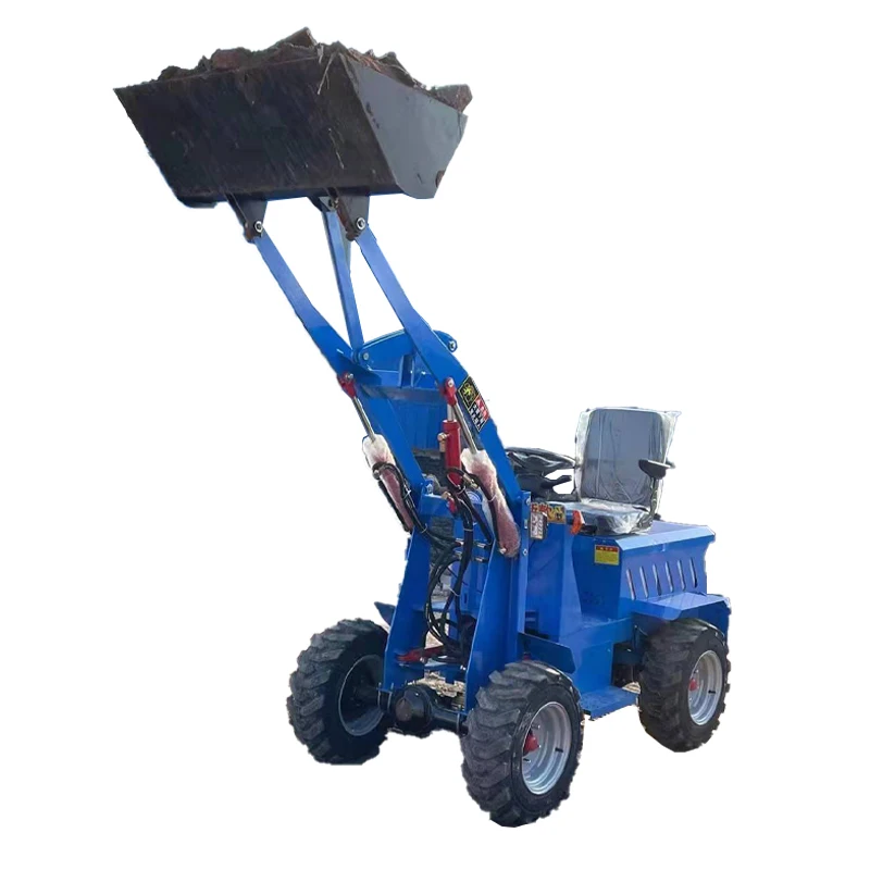 Building Works Small Forklift Truck Shovel Loading Feed Manure Bulk Material Electric Loader