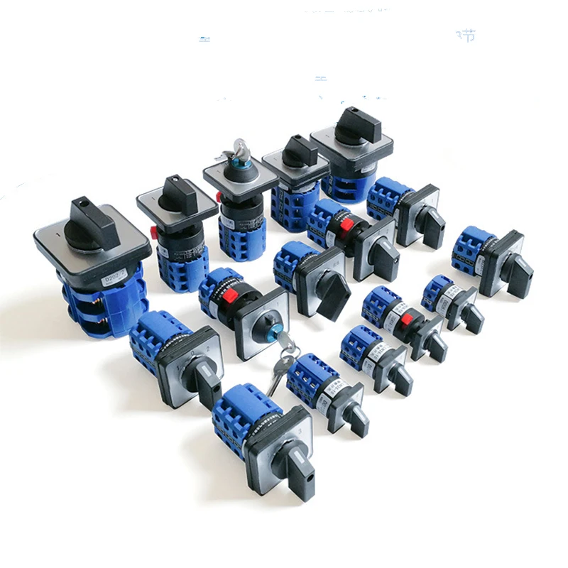 Electrical Universal Switch Dual Power Panel Rotary Selector Changeover Switch LW26-25/1