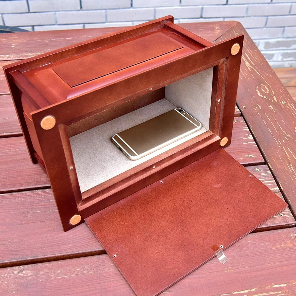 Perfect Memorials Large Traditional Cherry Wood Cremation Urn