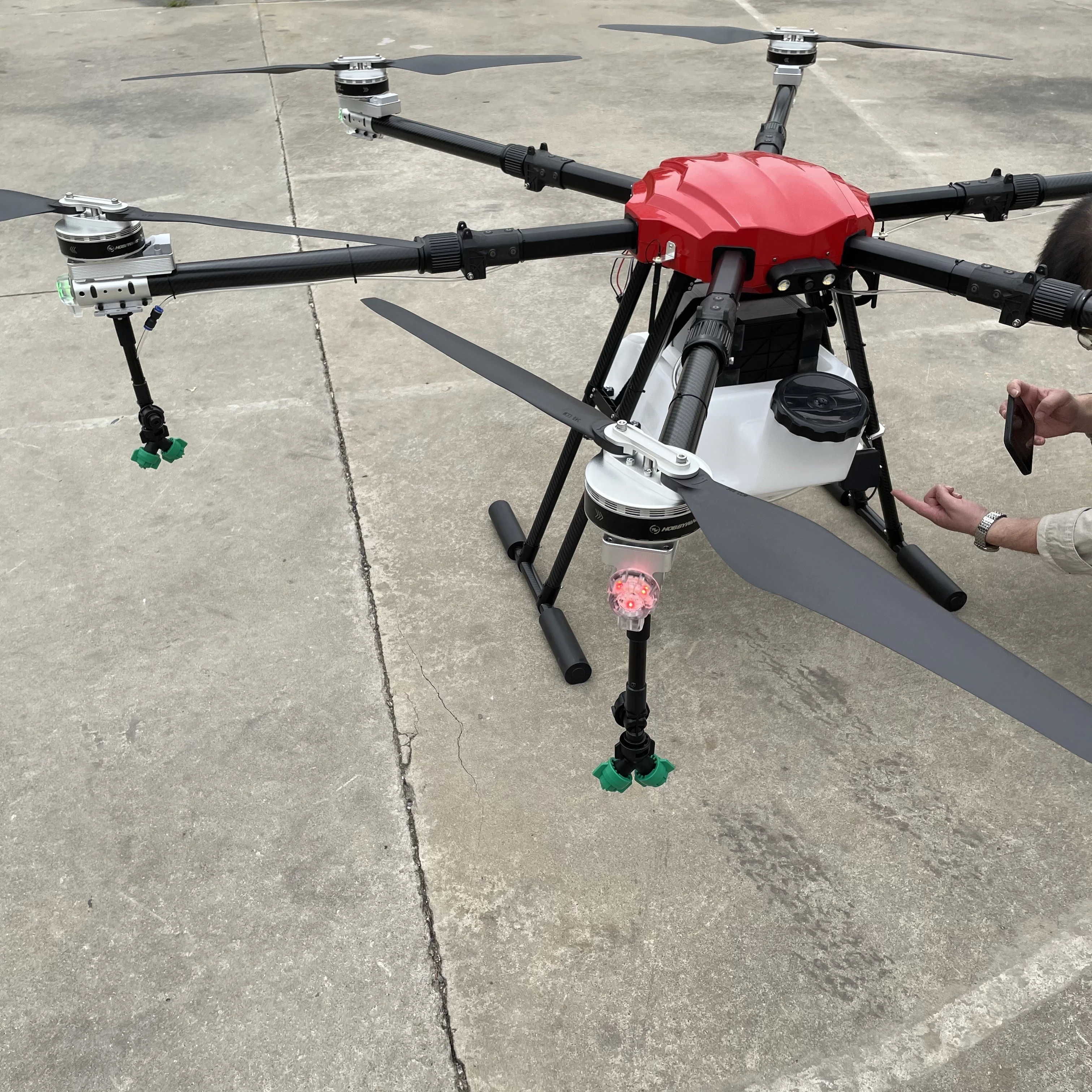 Big UAV 25L agri crop protection remote control drone for farming sprayer