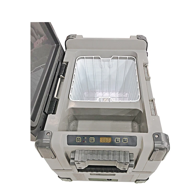  EVERCOOL 28l 3 уровня функция предохранения от низкого напряжения 12v автомобильный глубокий мини-Морозильник