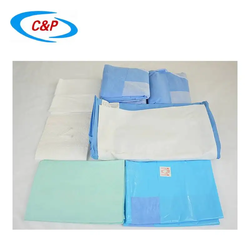 Disposable CE ISO Approved Medical Hospital Clean Mama Safe Birth C-section Drape Pack Kits