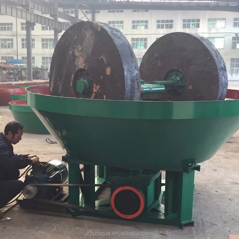 Sudan Popular Gold Processing Wet Pan Mill Gold Pan Mills