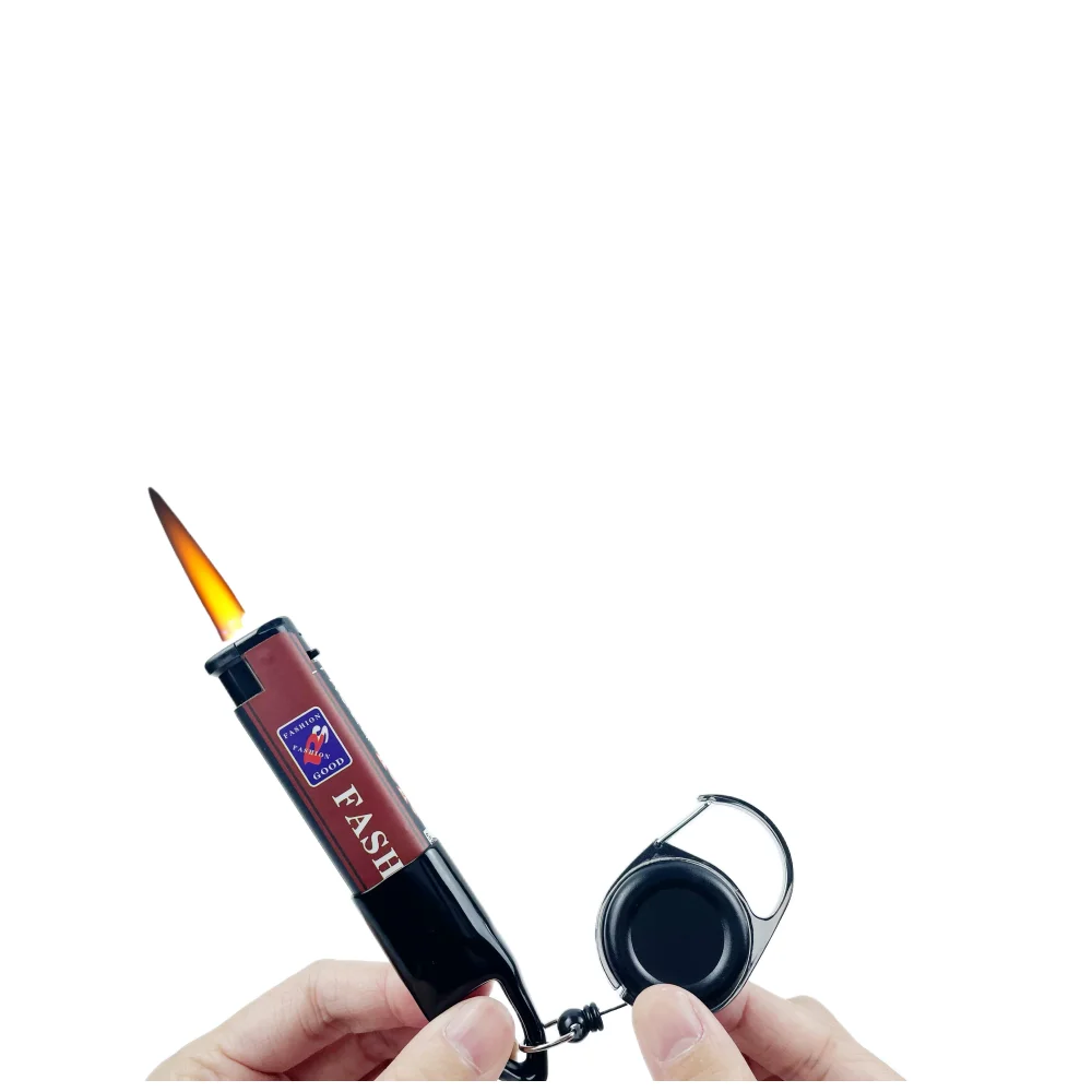 Bestom  Custom Retractable Keychain Badge Reel Lighter LEash Clipper Pen Holder  with Belt Clip for Outdoor Activiry Accessories