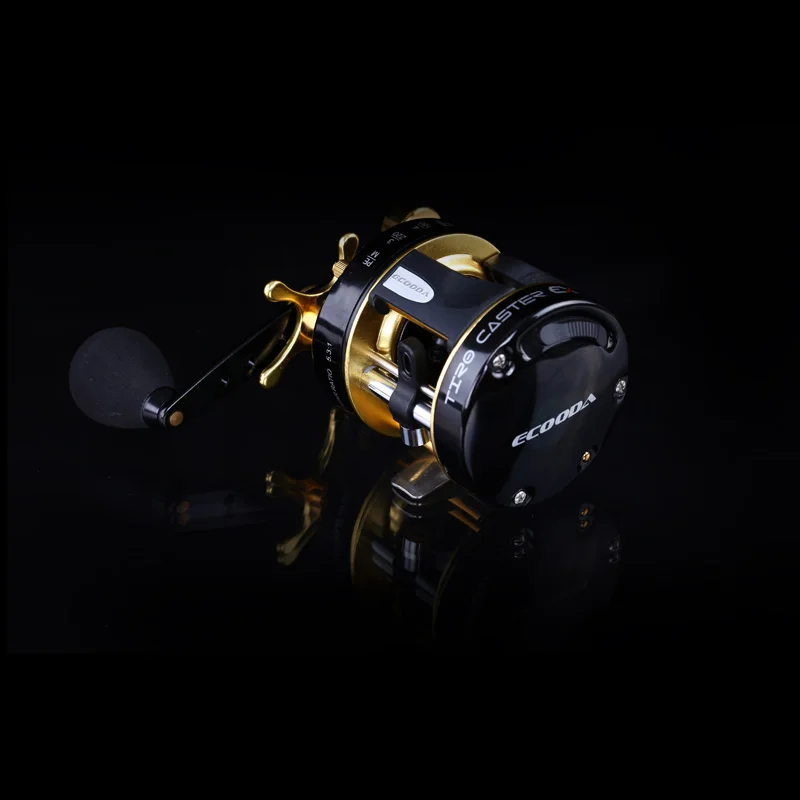 Ecooda ETC II Brand Tiro Caster EX Baitcasting Reel 5.3:1 Casting reel 5+1 BB Overhead Fishing Reel