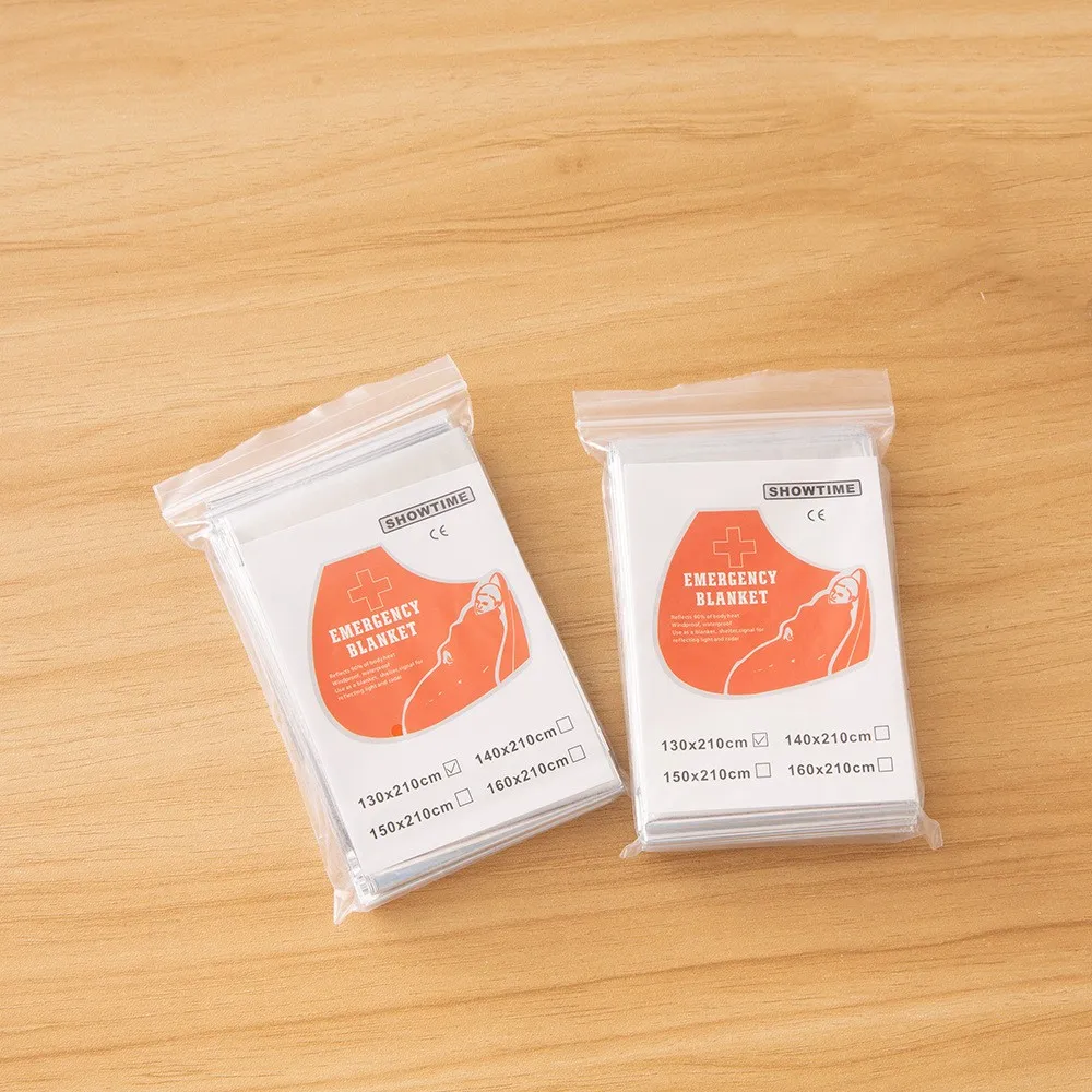 Outdoor survival First aid Keep Warming Thermal Mylar Emergency Blanket