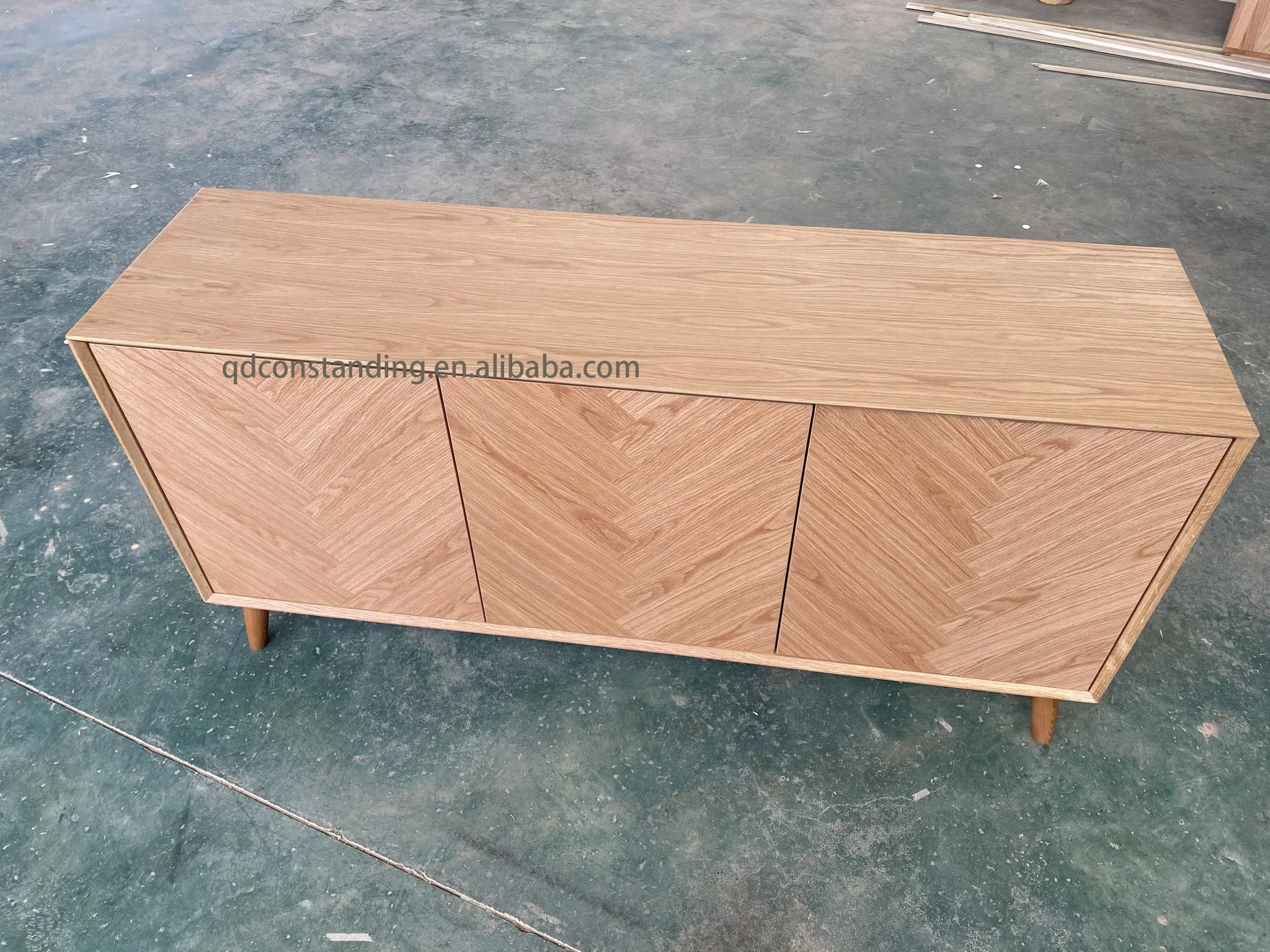 Фабрика OEM ODM, хорошее качество, деревянный 3-дверный шкаф для хранения, кухонный шкаф