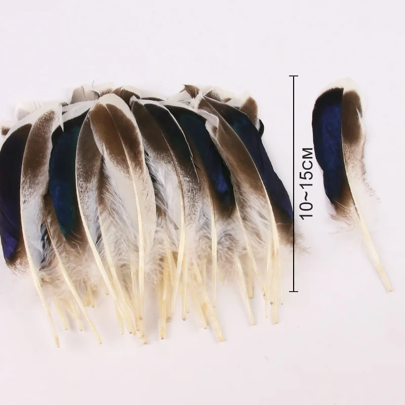 Wholesale dyed duck feathers 10-15CM DIY fashion designer handmade Dreamcatcher clothing decorative craft decoration