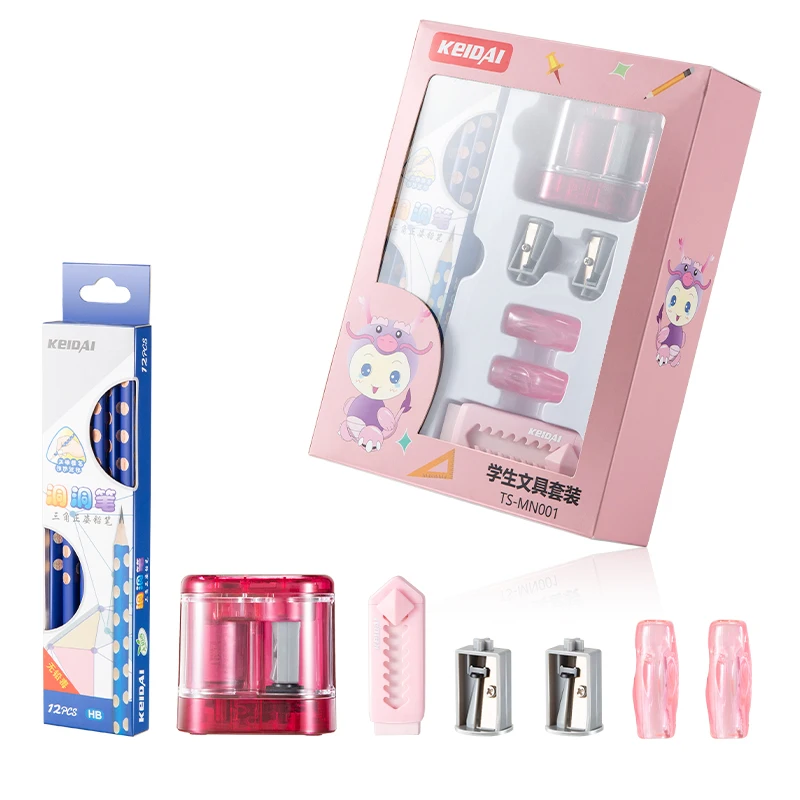 for kids promotional gift Multi-color school Stationery Set