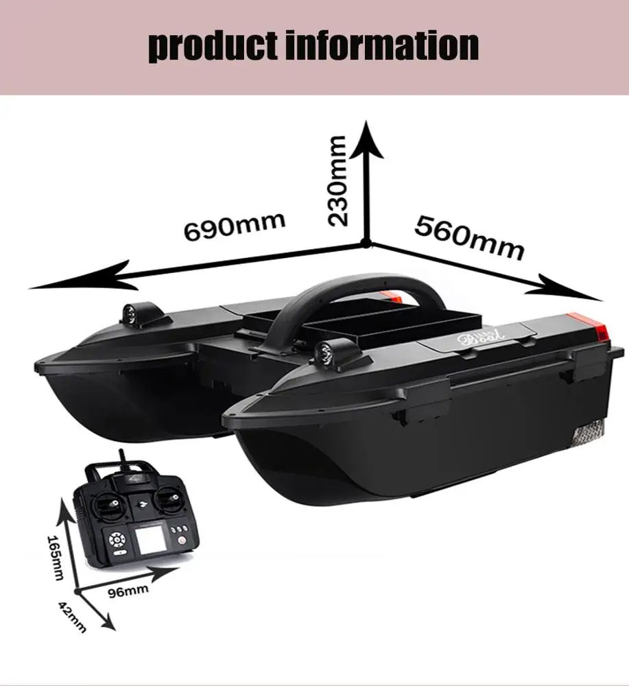 Большой GPS-сонар Jabo 5CG 10A 4Bin, лодка для поиска приманки с автопилотом, лодка для поиска рыбы с 32 точками