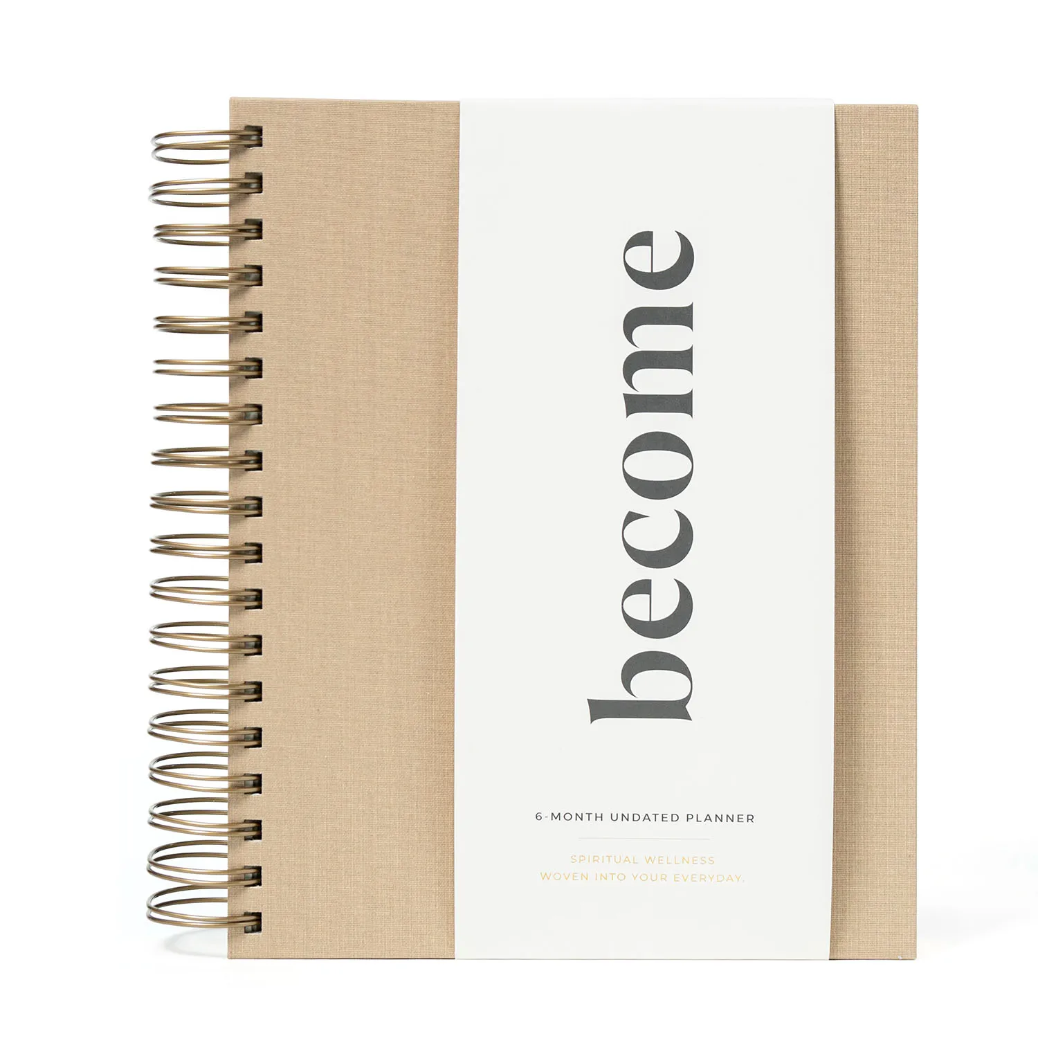 2024 Uptodate Hardcover Spiral Journal Notebook Weekly Gratitude Affirmation Leather Planner Customize Daily Notepad