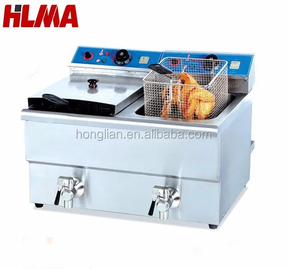 Electric Chicken Deep Fryer Industrial Chips Chicken Wings Frying Machine