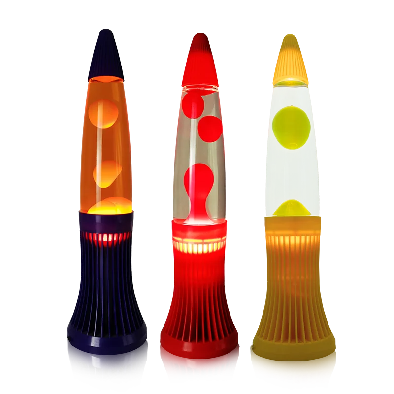 OEM/ ODM 13 inch rocket Lava motion lamp sensory night light