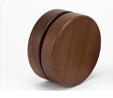 Real Walnut Wood 3 Parts Ashtray Smoking Outdoor Cigarettes Ash Tray with Lid smell proof