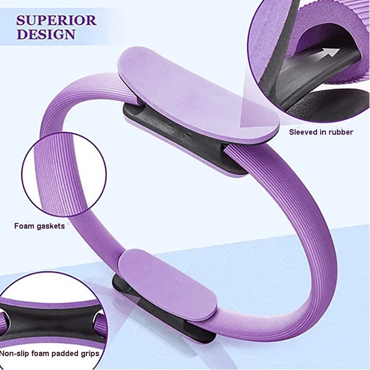 
Double Handle Exercise Fitness Yoga Magic Ring Pilates Circle 