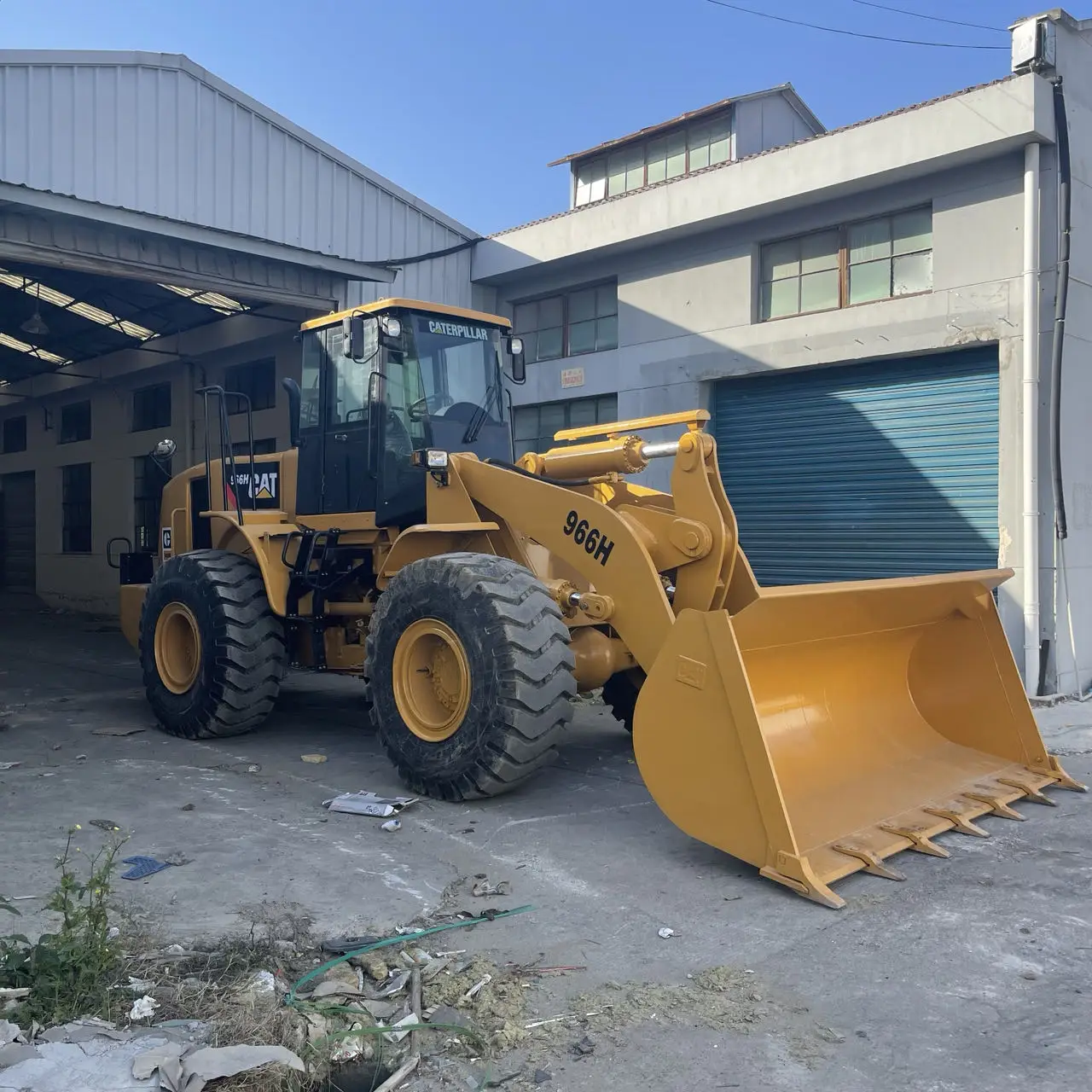Durable CAT 966H Pre Owned Wheel Loader Perfect for Construction Mining and Quarry Operations for Heavy Equipment Needs