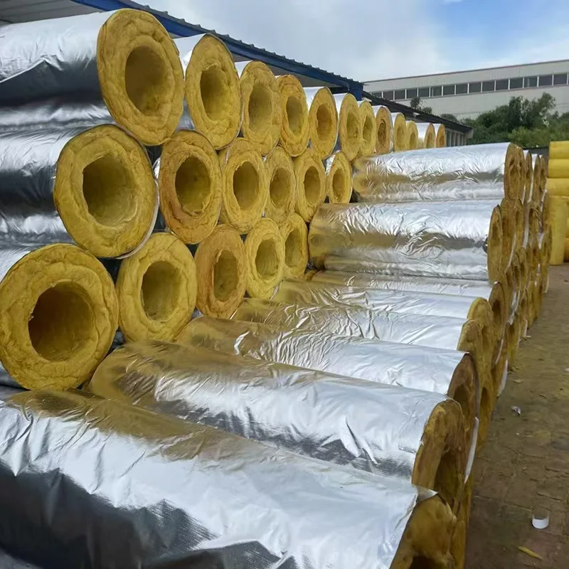 Steam pipe insulation glass wool insulation pipe heat-resistant heat insulation pipe